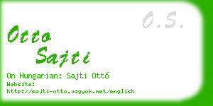 otto sajti business card
