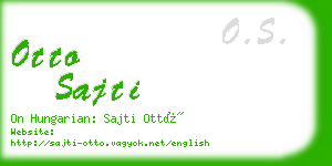 otto sajti business card